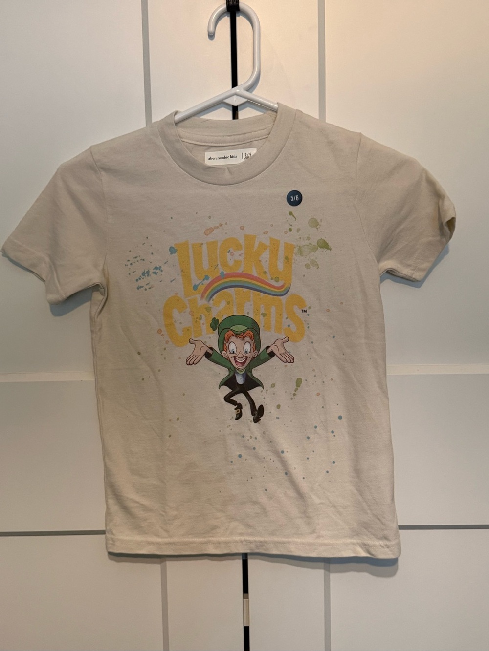 abercrombie kids Cream Lucky Charms Graphic Tee